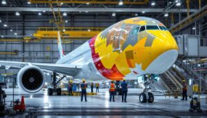 Was kostet es, das größte Verkehrsflugzeug der Welt zu lackieren?