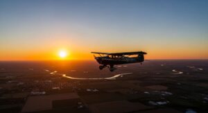 Das letzte Verkehrsflugzeug in Amerika ohne Autopilot