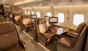 Was sind die Vorteile der Emirates Business Class im größten Verkehrsflugzeug der Welt?